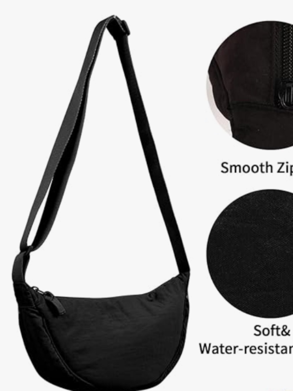 NEW! SET of 2 crescent shoulder/crossbody bags - Picture 2 of 2
